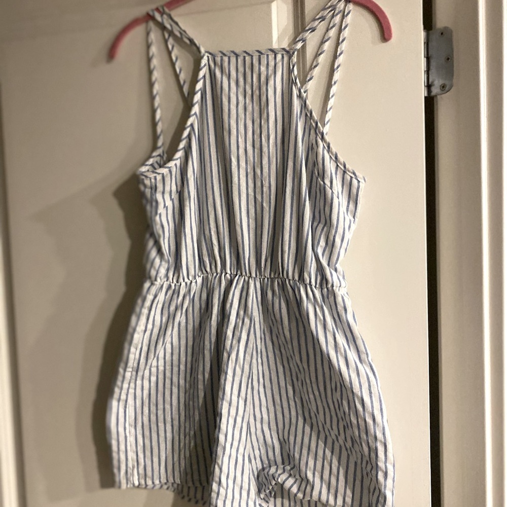 Open back romper - size S